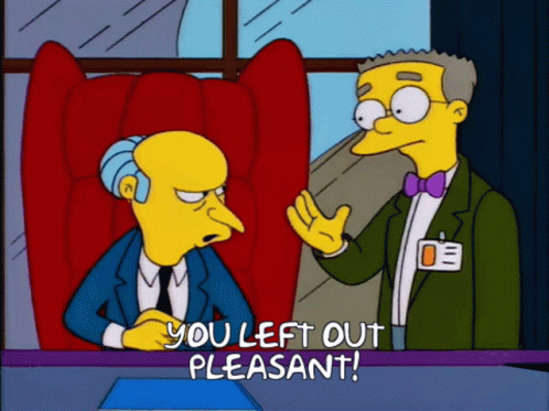 Simpson You Left Out Pleasant GIF