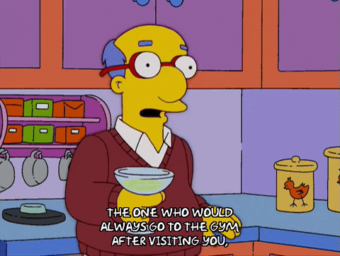 Simpsons Always Go To The Gym GIF