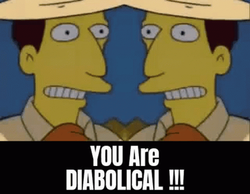 Simpsons Character in Cowboy Hat and Tie