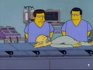 Simpsons Doctors Performing Operation GIF