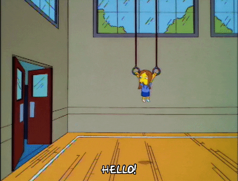 Simpsons Hello Mrs Pommel Horse GIF