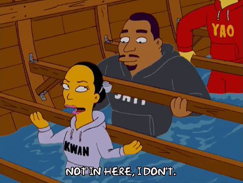 Simpsons Inside A Sinking Ship GIF