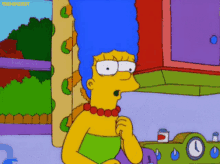 Simpsons Marge Blowing Kisses GIF