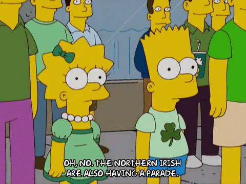 Simpsons Northern Ireland Parade GIF