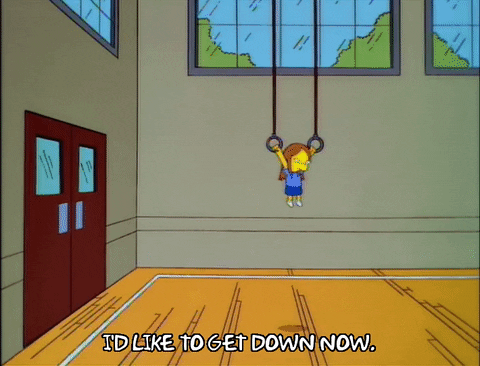 Simpsons Pommel Horse I'd Like To Get Down GIF