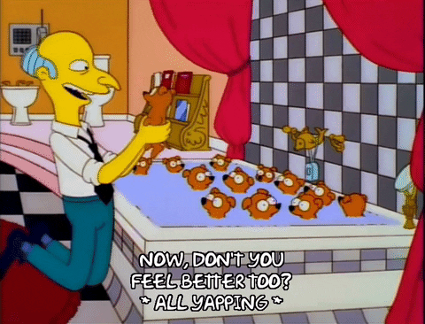 Simpsons Puppy Bath Time Don't You Feel Better GIF