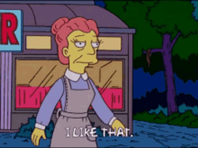 Simpsons Put Hands Waist Like Reaction GIF