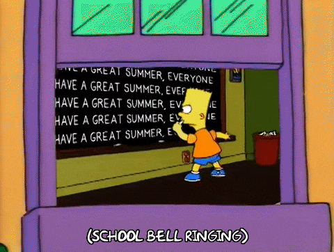 Simpsons Writing Have A Great Day At School GIF