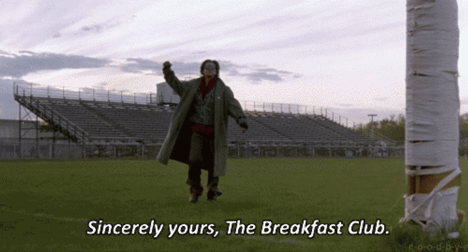 Sincerely Yours The Breakfast Club GIF