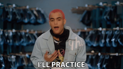 Singer I'll Practice GIF