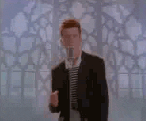 Singer Rick Astley Never Gonna Give You Up GIF