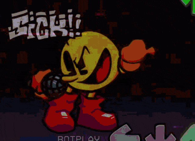 Singing And Dancing Pacman GIF