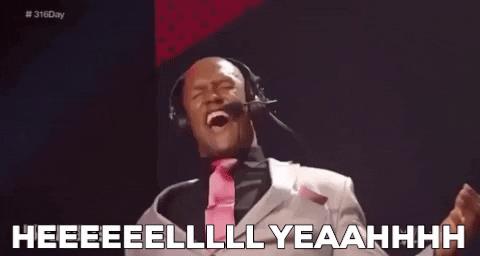 Singing Belting Out Oh Hell Yeah GIF