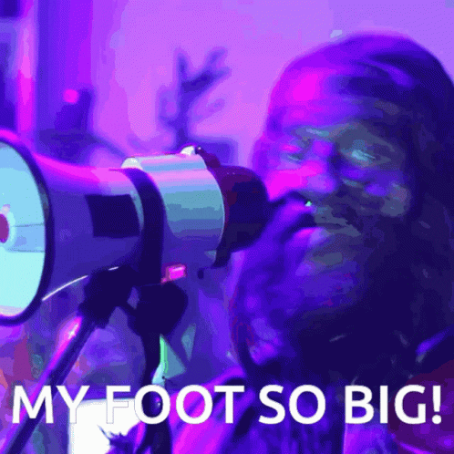 Singing Big Foot GIF