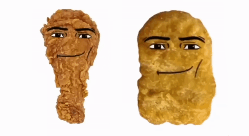 Singing Chicken Nugget GIF