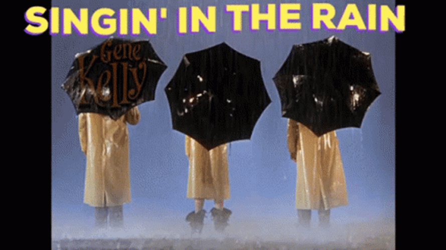 Singing In The Rain Introduction Scene GIF