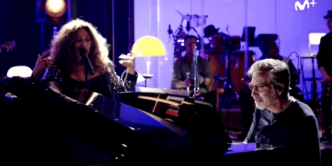 Singing Lolita Flores GIF