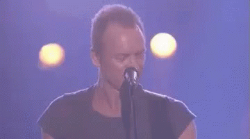 Singing Sting Man GIF | GIFDB.com