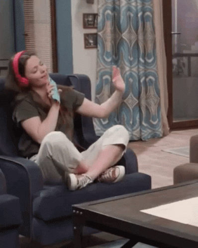 Singing Woman Jamming GIF