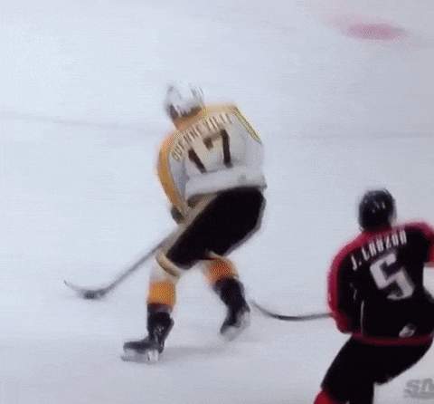 Single Leg Deadlift Hockey Player GIF