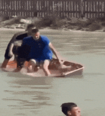 Sinking Salute Gif GIF