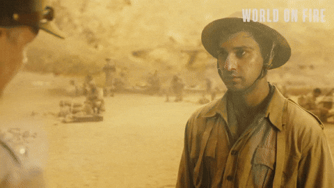 Sir Soldier Salutes World On Fire GIF