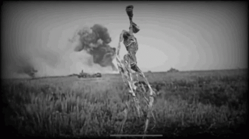 Siren Head Flying In The Sky GIF