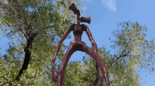 Siren Head Looking While Standing GIF