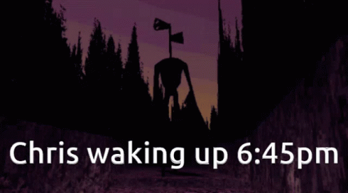 Siren Head Walking Forward GIF