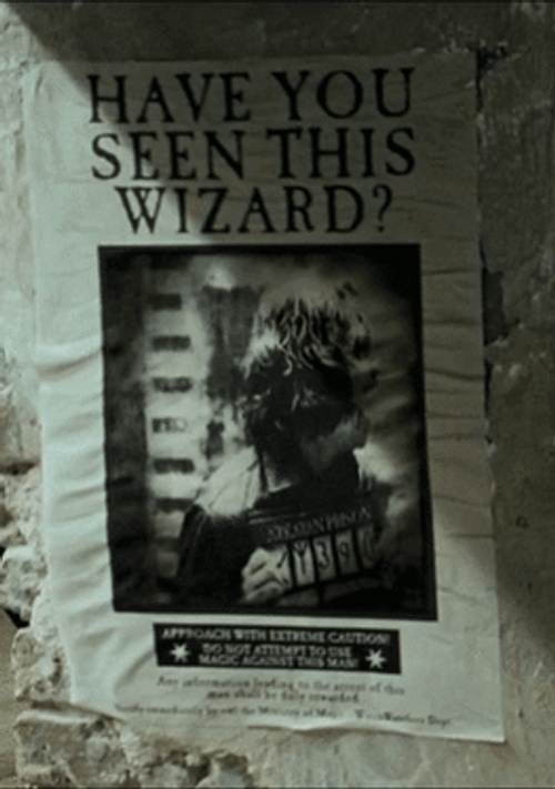 harry potter sirius black wanted poster