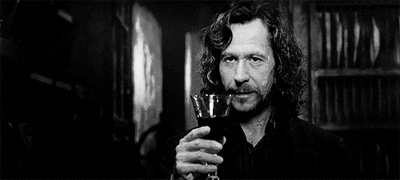 Sirius Black Wine Drink Wink GIF