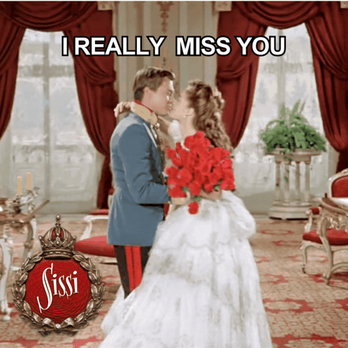 Sissi Poster Man and Woman Kissing