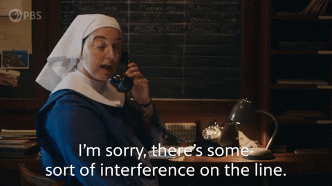 Sister Can You Hear Me Now Interference GIF