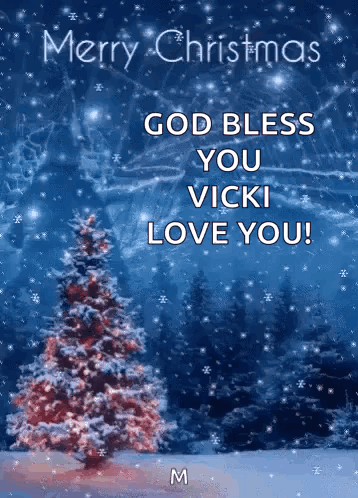 Sister Loved Christmas Card GIF