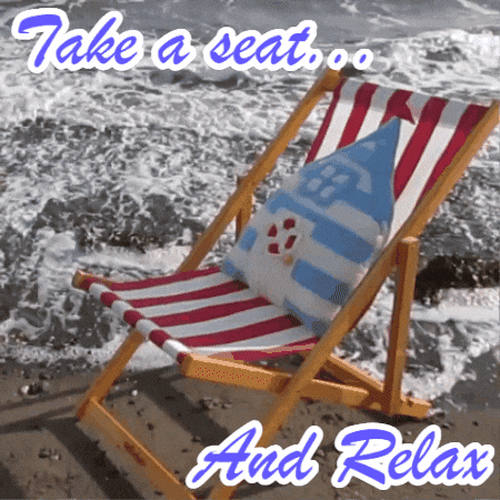 Sit Down Beside The Beach GIF