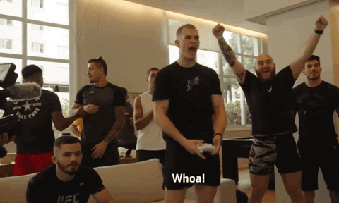 Sit Down Strong Man Commanding GIF