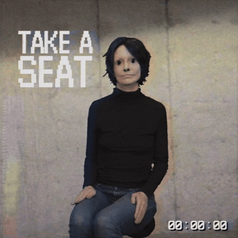 Sit Down With Timer GIF