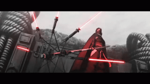 Sith Lightsaber Screenrant Star Wars Visions GIF