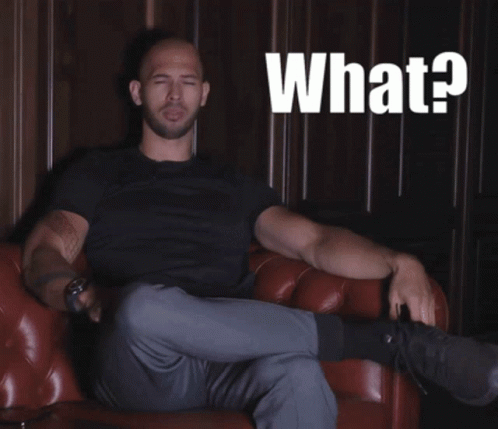 Sitting Andrew Tate What Reaction GIF