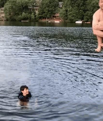 Sitting Cannonball Dive GIF