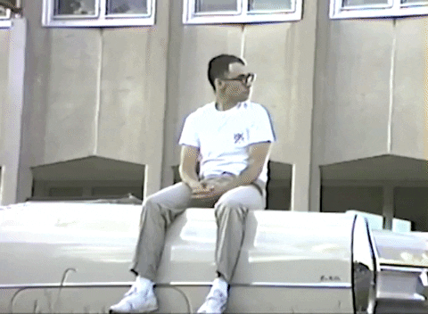 Sitting Jack Antonoff On The Car GIF