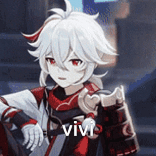 Sitting Kaedehara Kazuha GIF