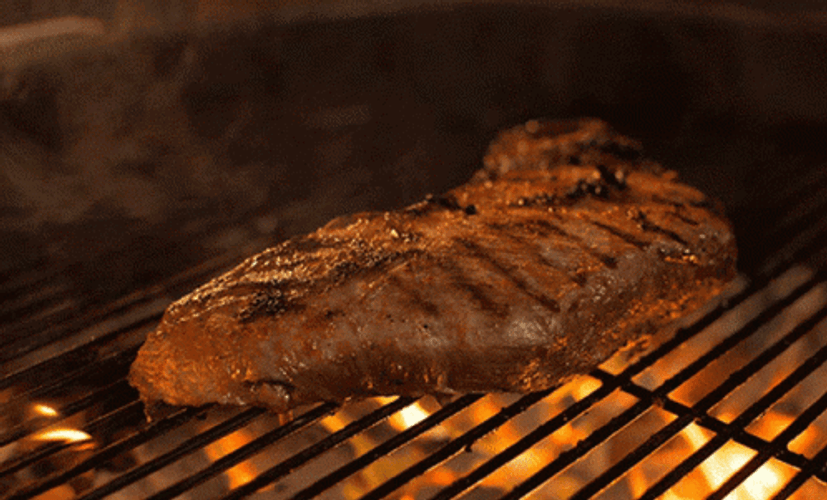 Sizzling Meat Grilling To Perfection GIF