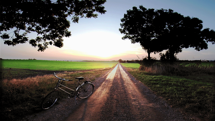 Skane Sweden Sunset View GIF