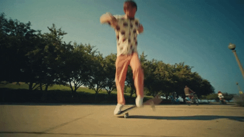 Skateboard Stunt Epic Fail GIF