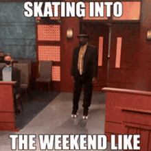 Skating Man Weekend GIF