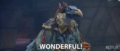 Skeksis Talking Closing Eyes Wonderful GIF