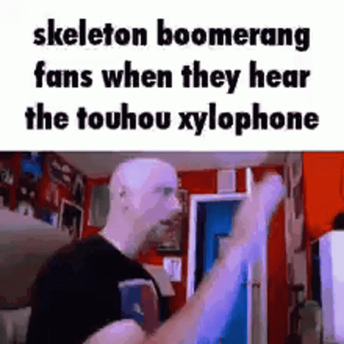 Skeleton Boomerang Meme GIF