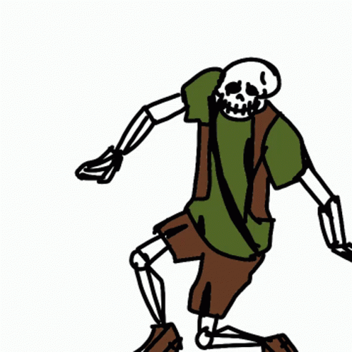 Skeleton Dance Dead Zombie Dance Break GIF