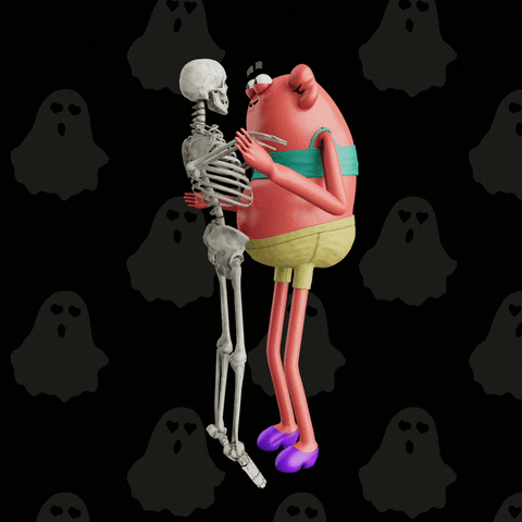 Skeleton Dance Jim Bean Romance GIF